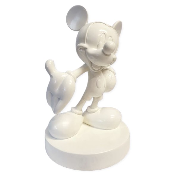 930-0032 STATUE WHITE MICKEY MOUSE Disney